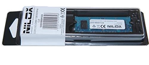 Nilox Memoria Ram Ddr2 So-Dimm Da 1Gb, 800Mhz, Cl6, Verde