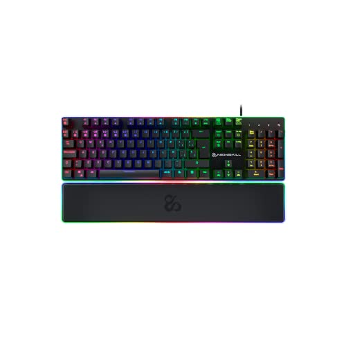 Newskill Gungnyr Pro Teclado Optomecánico Gaming Rgb Switches Gateron Red Intercambiables