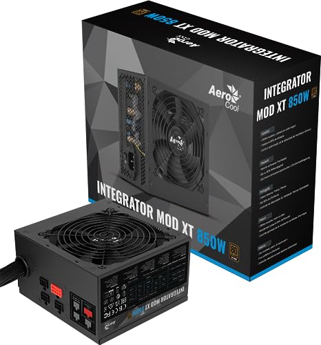 Aerocool Integrator 850W 80 Plus Bronze - Alimentatore Semi-Modulare
