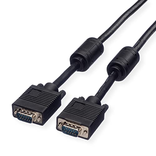 Roline Cavo Monitor Con Nucleo In Ferrite, Ddc (M/M Hd 15 Poli, 3M)