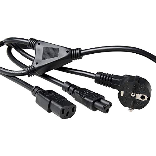 Act Powercord Schuko-C13+C5 1,80 M