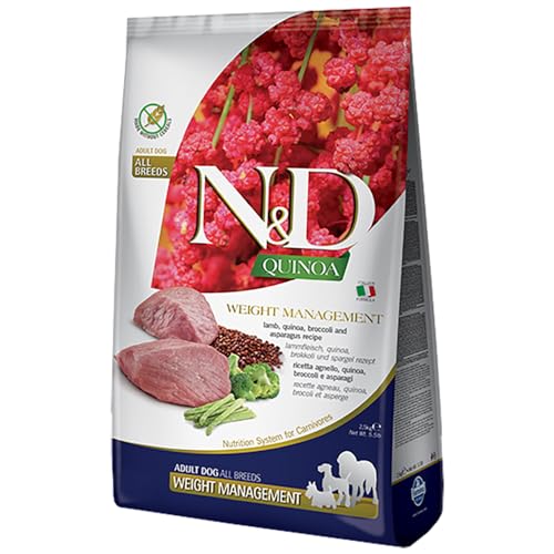 N&D Quinoa Dog Weight Management Agnello, Broccoli E Asparagi Adult Med/Max Kg.2,5