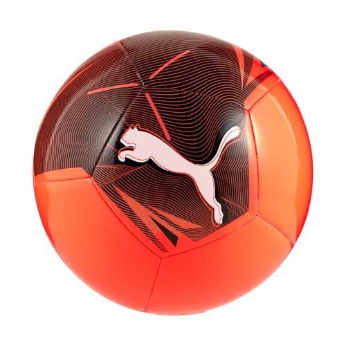 Puma Puma Big Cat Ball - Palloni Da Allenamento Unisex, Glowing Red-Puma Black, 5-084589