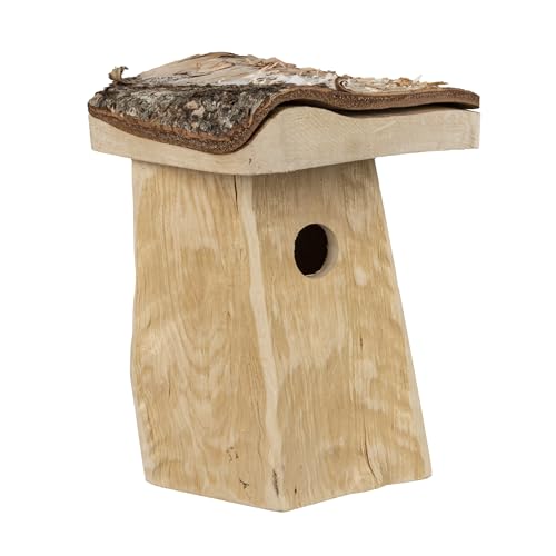 Windhager Cassetta Nido "Log Cabin", Casetta Per Uccelli Per Specie Di Cinciallegre, Cassetta Nido Per Uccelli Da Appendere, Cassetta Di Riproduzione