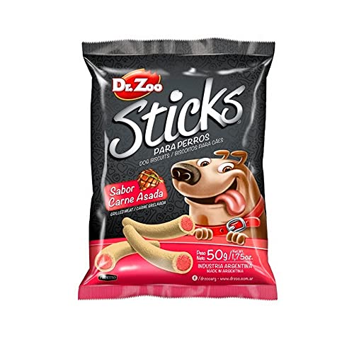 Dr. Zoo Dolcetti Per Cani Bastoncini Sticks Carne Arrosto Pack X 12 Pz Da 50 Gr C/U Chuches Snacks