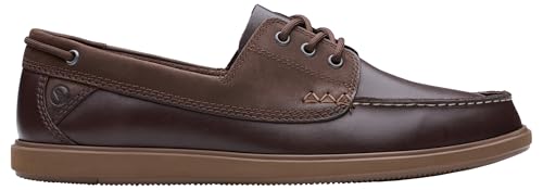 Clarks Bratton Boat, Scarpe Da Barca Uomo, Dark Brown, 41.5 Eu