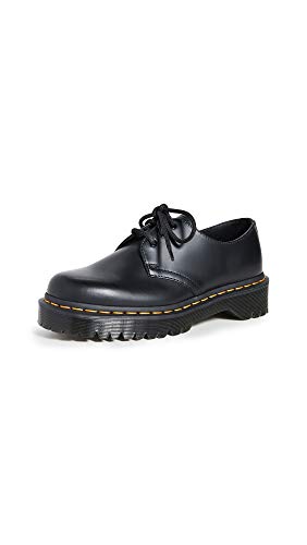 Dr. Martens 1461 Bex 3 Eye Shoe, Oxford Unisex-Adulto, Black Smooth, 36 Eu