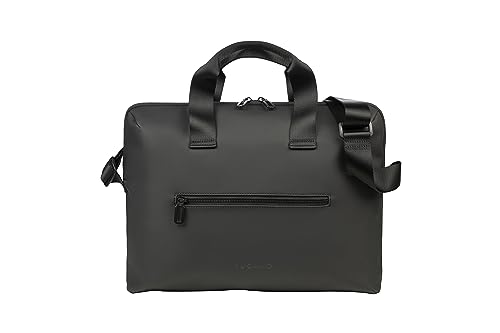 Tucano - Gommo Borsa Porta Pc, Computer, Laptop 15.6 Pollici, Compatibile Con Macbook Pro 16", In Materiale Gommato Di Design Per Uomo E Donna. Nero