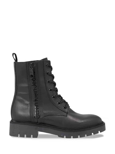 Calvin Klein Jeans Stivaletti Anfibi Combat Mid Laceup Yw0Yw01255 Nero 36