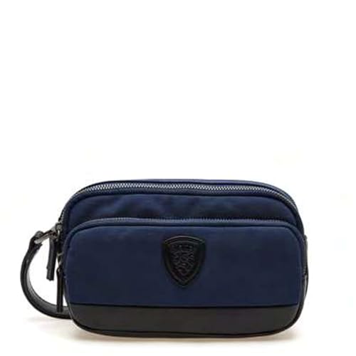 Blauer Pochette Uomo Fifth02 Clutch Blu Navy Pouch Beauty Polsino