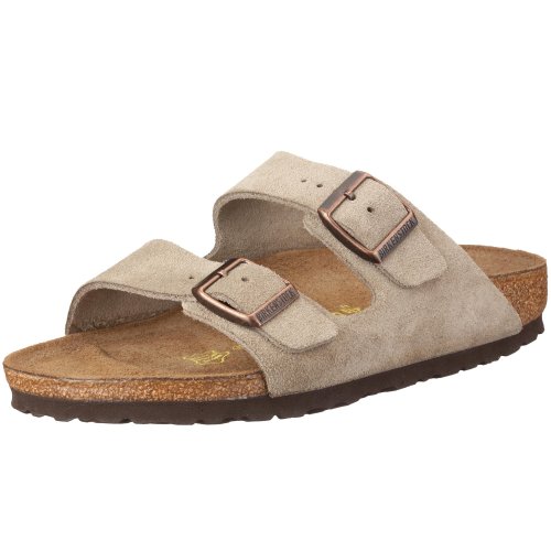 Birkenstock Arizona 51463, Sandali Unisex Adulto, Beige (Taupe), 37 (Stretta)