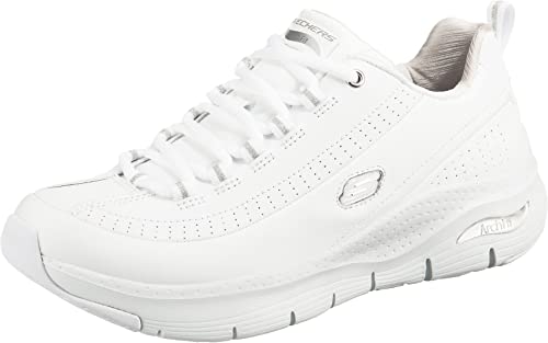 Skechers Arch Fit Citi Drive, Scarpe Da Ginnastica Donna, Bianco, 38 Eu