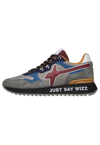 W6Yz Yak-M.-Sneakers In Suede E Nylon-Antracite, Antracite 45