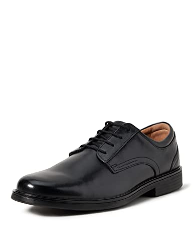 Clarks Un Aldric Lace, Scarpe Stringate Derby Uomo, Black Leather 778, 39.5 Eu
