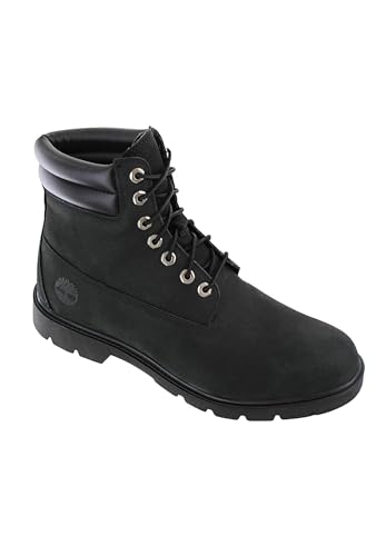 Timberland 6In Water Resistant Basic, Stivali Alla Moda Uomo, Jet Black, 42 Eu Larga