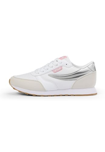 Fila Orbit F Wmn, Scarpe Da Ginnastica Donna, White-Pink Nectar, 40 Eu