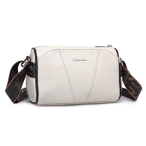 Miss Lulu Borsa Donna Borsa Pelle Donna Vera Pelle Borsetta Tracolla Donna Piccola Con Tracolla Larga Regolabile