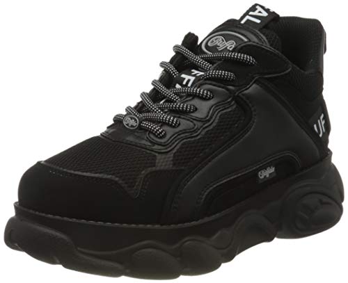 Buffalo Cld Chai, Scarpe Da Ginnastica Donna, Black, 37 Eu