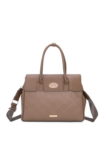 Queen Helena Borsa Grande A Mano Con Tracolla Borsa Tote Donna M9009 (Khaki)