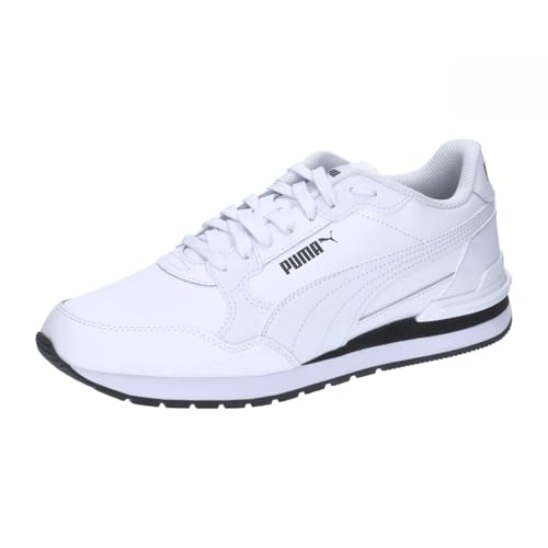 Puma St Runner V4 L, Sneaker Unisex-Adulto, Puma White Puma Black Puma White, 45 Eu