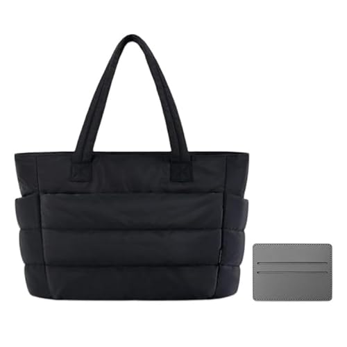 Borse Tote Lightweight Travel Tote Bag With Compartments Popularate Versatile Tote Puffer Tote Bag Borsa A Tracolla Tote Grande Adatta Per Lavoro, Uni