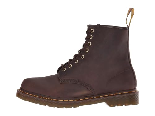 Dr. Martens - 1460Z Dmc Ch-Go, Scarpe Brogue Stringate Unisex - Adulto, Marrone (Gaucho Crazy Horse), 44 Eu (9.5 Uk)