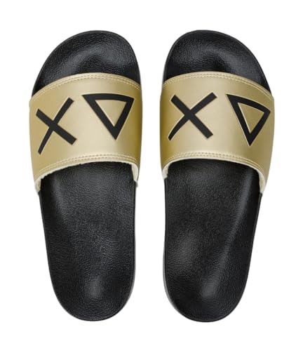 Sun68 Ciabatte Slippers Logo X35102 Oro 45