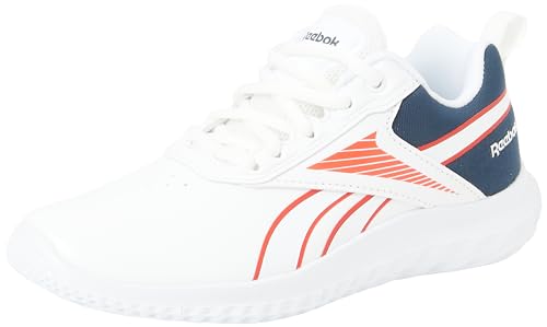 Reebok Rush Runner 5 Syn, Sneaker, Ftwrwhite/Vectornavy/Vectorred, 38 Eu