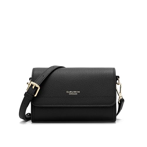 Carlheim, Gotland Genuine Leather Collection, Scarlett Genuine Leather Handbag (Black)