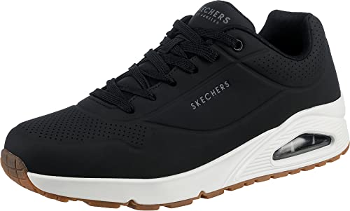 Skechers, Sneakers Uomo, Black, 43 Eu