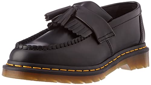 Dr. Martens Tassel Loafer, Mocassino Unisex-Adulto, Black Smooth, 40 Eu
