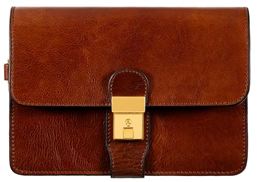 Time Resistance Pochette In Pelle Borsa Piccola Da Uomo - Borsa Da Polso Da Uomo