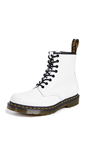Dr. Martens 1460 Smooth, Stivali Unisex – Adulto, Bianco (1460 Smooth 59 Last White), 38 Eu