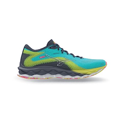 Mizuno Sky 7 Uomo Scarpe Da Running Turchese Giallo