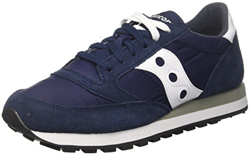 Saucony Jazz Original, Scarpe Da Ginnastica Uomo, Multicolore Navy White, 44 Eu