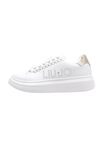 Scarpe Liu-Jo Sneaker Babol 02 Ecopelle White/Light Gold D25Lj40 4F4755 Ex096 S1052 37