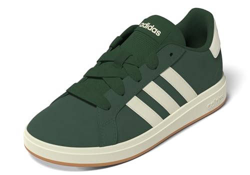 Adidas Grand Court 00S Shoes Kids, Scarpe Unisex-Bambini E Ragazzi, Collegiate Green Off White Gum10, 3.5 Uk Child