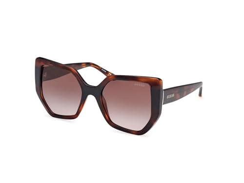 Guess Women Gu0015452F55 Sunglass, Occhiali Donna, Avana Scuro, 55