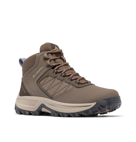 Columbia Women'S Transverse Hike Waterproof, Waterproof Mid Rise Trekking And Hiking Boots, Mud/New Moon, 5