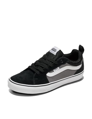 Vans Filmore, Sneaker, Uomo, (Suede/Canvas) Black/Pewter, 40.5 Eu