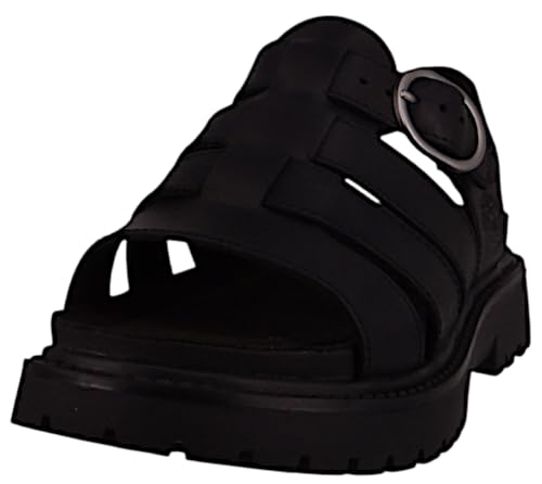 Timberland Fisherman Sandal, Donna, Blk Full Grain, 41 Eu