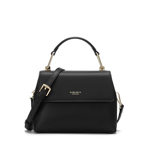 Carlheim, Gotland Genuine Leather Collection, Grace Genuine Leather Handbag (Black)