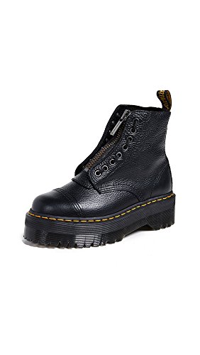 Dr. Martens, Bovver Boots Donna, Nero, 41 Eu