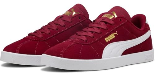 Puma Club Ii Jr, Scarpe Da Ginnastica, Dark Crimson White Gold, 36 Eu