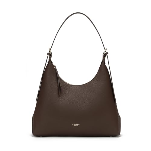 Carlheim, Gotland Genuine Leather Collection, Vera Genuine Leather Handbag (Brown)