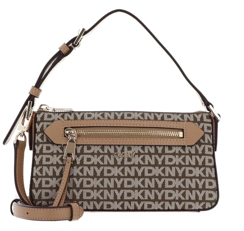 Dkny Bryant Ave Top Zip Demi Crossbody, Donna, Chino/Cappuccino