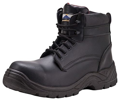 Portwest Fc11 S3 Stivali Antinfortunistici, Unisex - Adulto, Src, Nero (Nero Bkgr), 39 Eu (6 Uk)