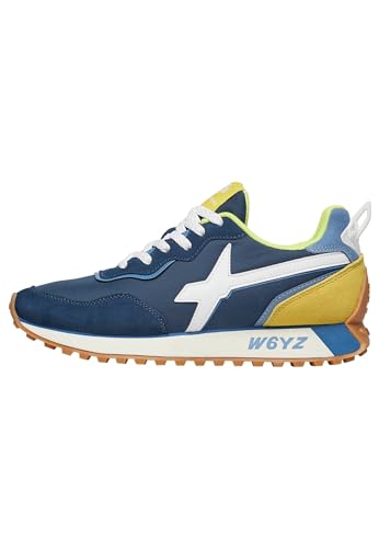 W6Yz Jet2-Uni, Scarpe Con Lacci Unisex-Adulto, Bluette-White-Yellow, 42 Eu