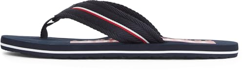 Tommy Hilfiger Uomo Infradito Corporate Beach Sandal Ciabattine, Blu (Desert Sky), 41