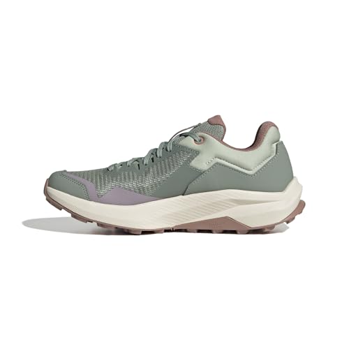 Adidas Terrex Rider Trail Running Shoes, Scarpe Donna, Silver Green/Linen Green/Warm Clay, 39 1/3 Eu
